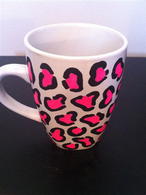 cheetah print coffee cup|etsy pink cheetah cup.